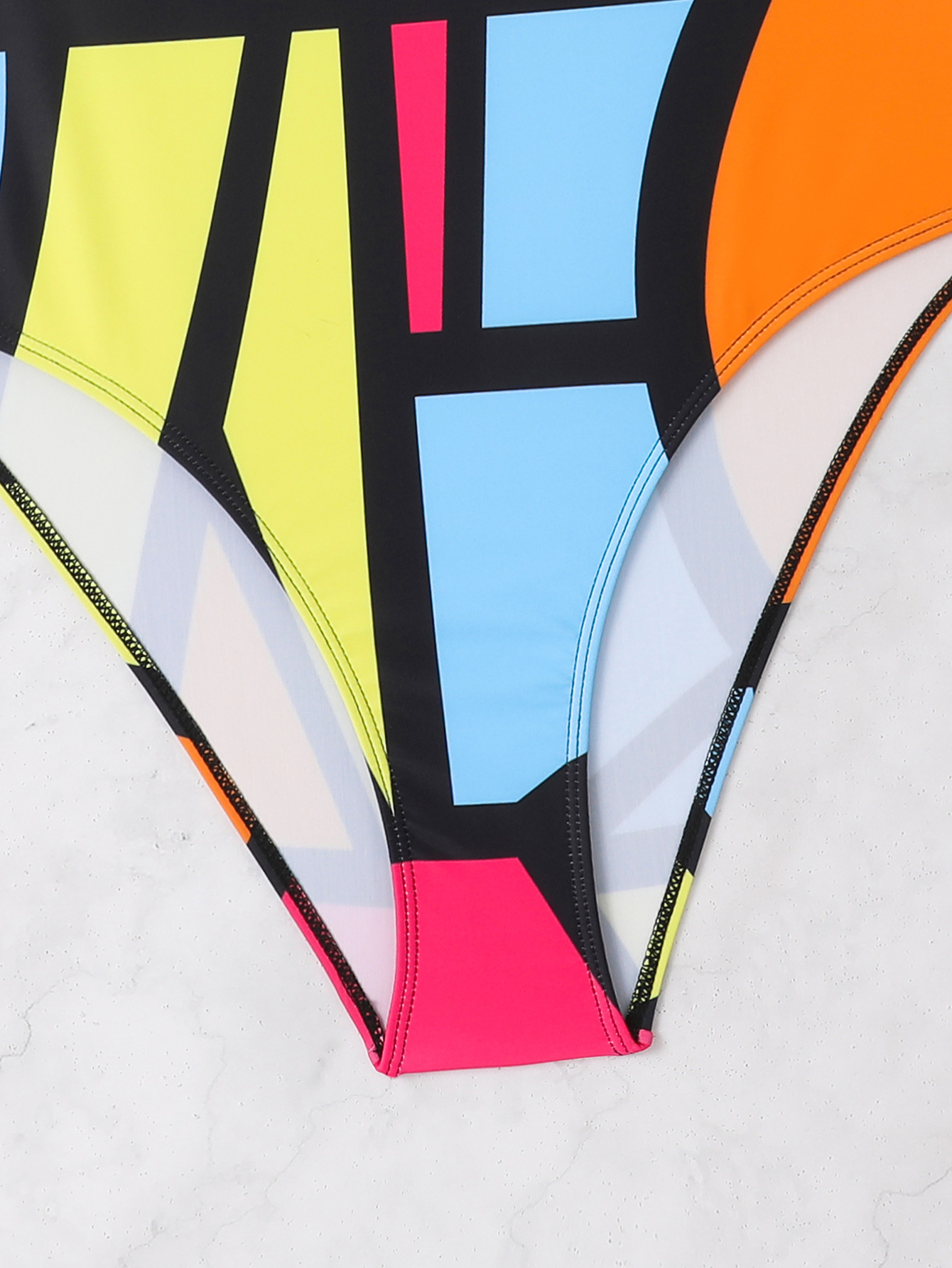 Frauen Sexy Große Größe Leopard Print Hohe Taille Split Bikini Bademode Hersteller Großhandel_voghion.com