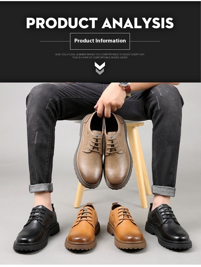 Tendenza autunno inverno in vera pelle, scarpe da lavoro e da tempo libero, edizione coreana, scarpe basse britanniche con testa grande_voghion.com