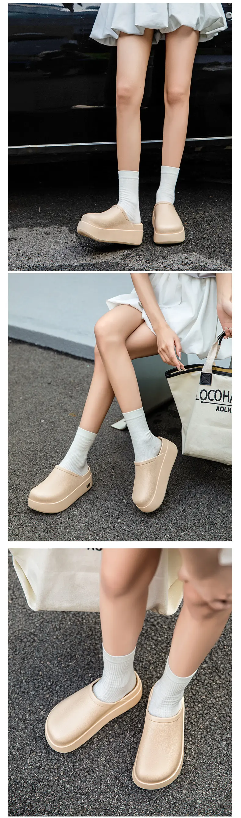 Dünne, silberne Pendlerschuhe mit mittelhohem Absatz, dicker Sohle, Taschenverschluss und Zehenkappe_voghion.com