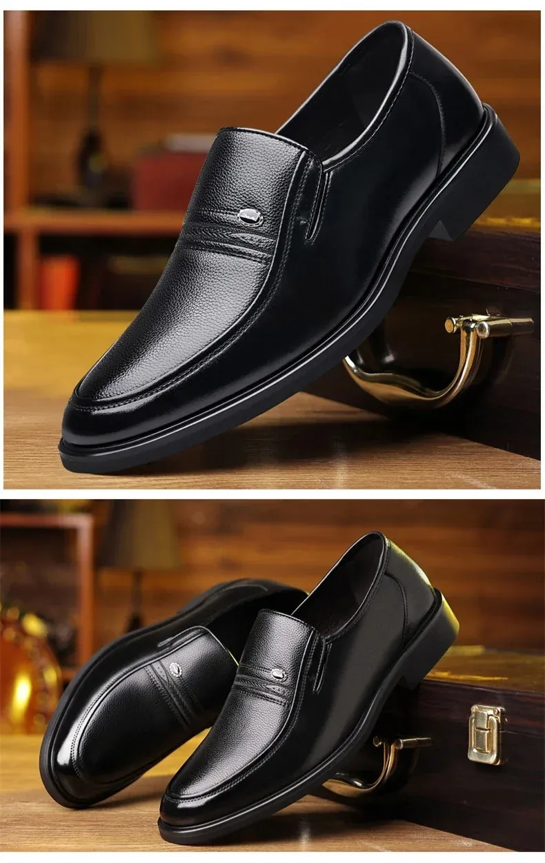 Sapatos masculinos baixos/5 cm, sapatos formais de couro com elevador, sapatos masculinos para negócios, casamento, Oxford, sapatos masculinos_voghion.com