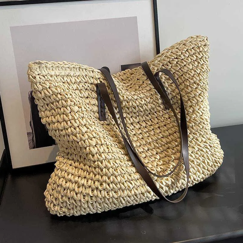 2023 Hot Sale Design Grass Womens Fashion Summer Leisure Large Capacity Shoulder Bag Y241123_voghion.com