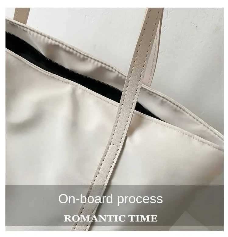 Saco tote de oxford para mulher bolsa grande para compras_voghion.com