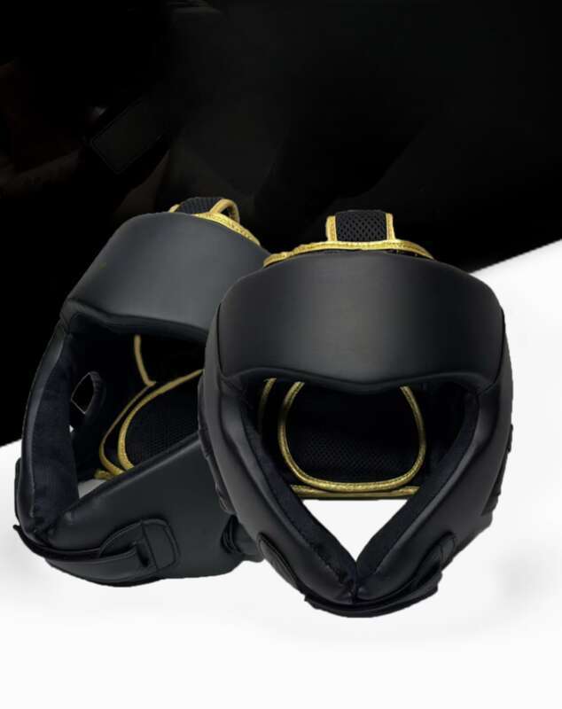 Aanbevolen door gevechtsexperts! Volwassen MMA-boksbescherming, dikke Sanda-helm, professionele bescherming tijdens het trainingsproces_voghion.com