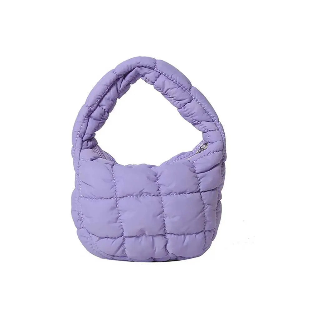 Quilted Shoulder Bag For Women Puffy Dumpling Handbag Fashion_voghion.com