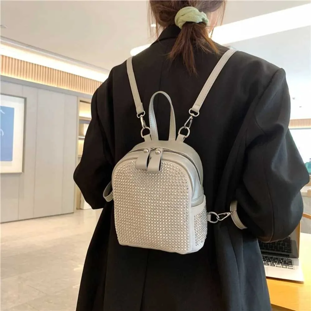 Zaino da donna in PU, piccolo, per ragazze adolescenti, alla moda, per il tempo libero, con cerniera, borsa a tracolla, zaino ad alta capacità, per donne, mini scuola_voghion.com