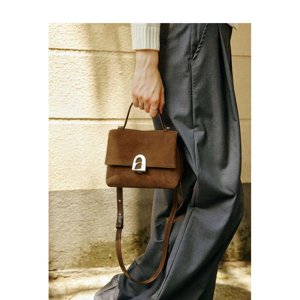 Dames schoudertas van suède handtas voor de herfst en de winter_voghion.com