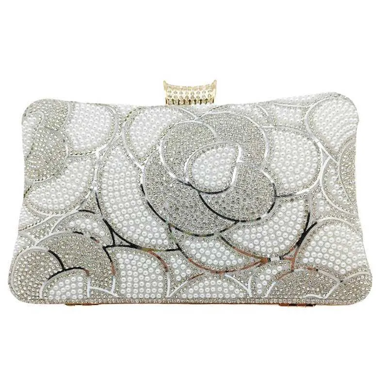 Sac à main de soirée pour femme, pochette de soirée en cristal à la mode et élégante pour mariage_voghion.com