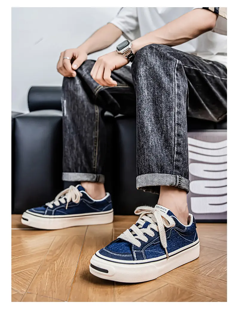 Scarpe basse da uomo in tela CMY Niche_voghion.com
