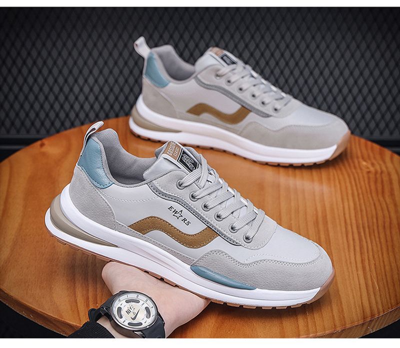 Men's summer new breathable plate men's trend with height increase sports casual running tide shoes_voghion.com