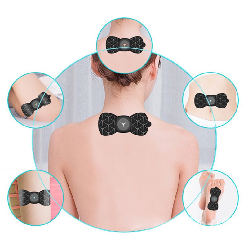 Mini elektrisks USB masāžas paliktnis 6 režīma EMS Tens visa ķermeņa muskuļu relaksējošais masieris M89F_voghion.com