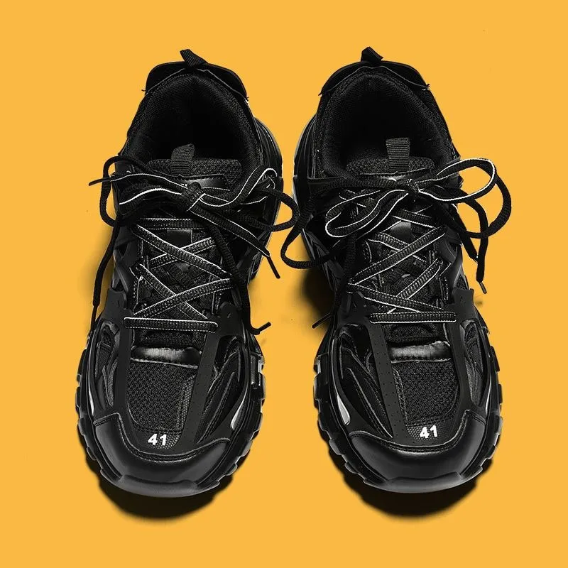 Designer Donna Uomo Scarpe casual Track 3.0 Sneaker LED Sneaker in pelle di gomma illuminata Sneakers con plateau stampato in nylon da uomo_voghion.com