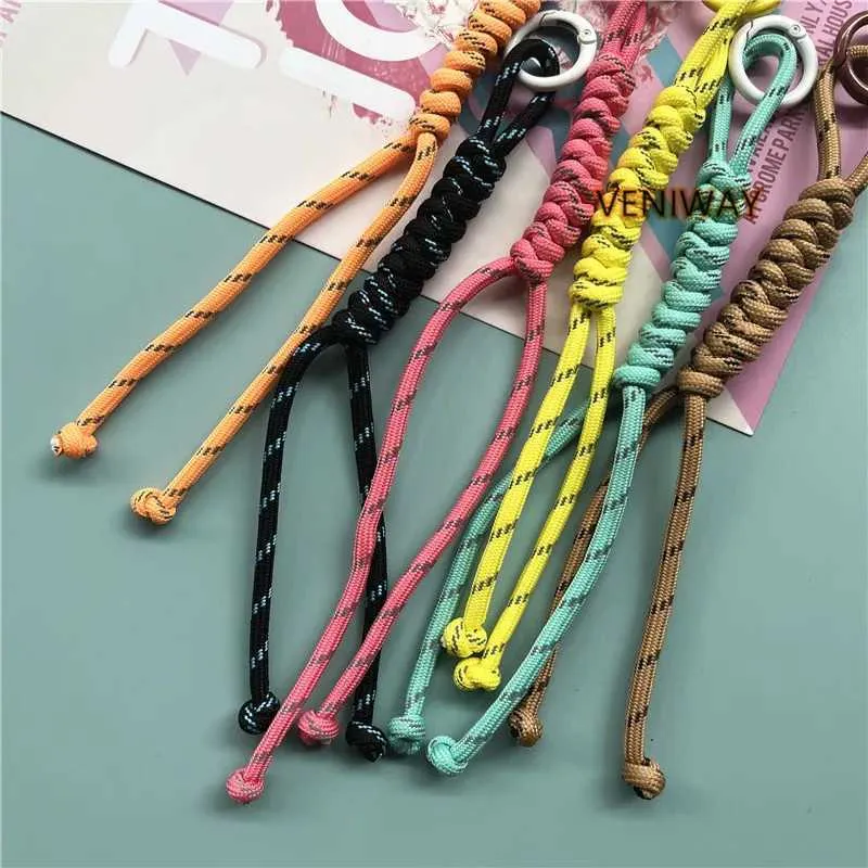 Portachiavi portachiavi intrecciato colorato utilizzato per i lacci delle auto, borse regalo per coppie di fidanzati affascinanti, accessori alla moda_voghion.com