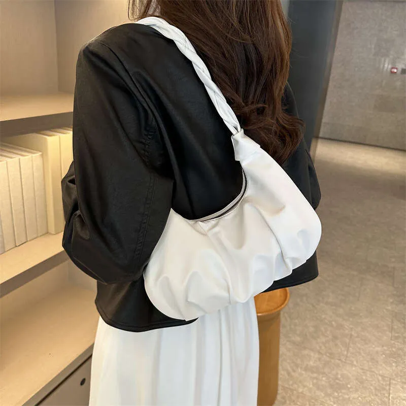 Women's Shoulder Bag Simple Pleated Underarm Bag For Women_voghion.com