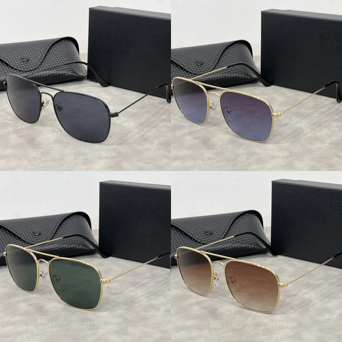 Viators stylische Designer-Retro-Polarisierungsmode für Herren-Fliegerbrillen, Sommer-Sonnenbrille aus Metall_voghion.com