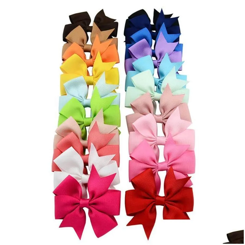 Fiocchi per capelli a nastro costine accessori boutique bimba_voghion.com