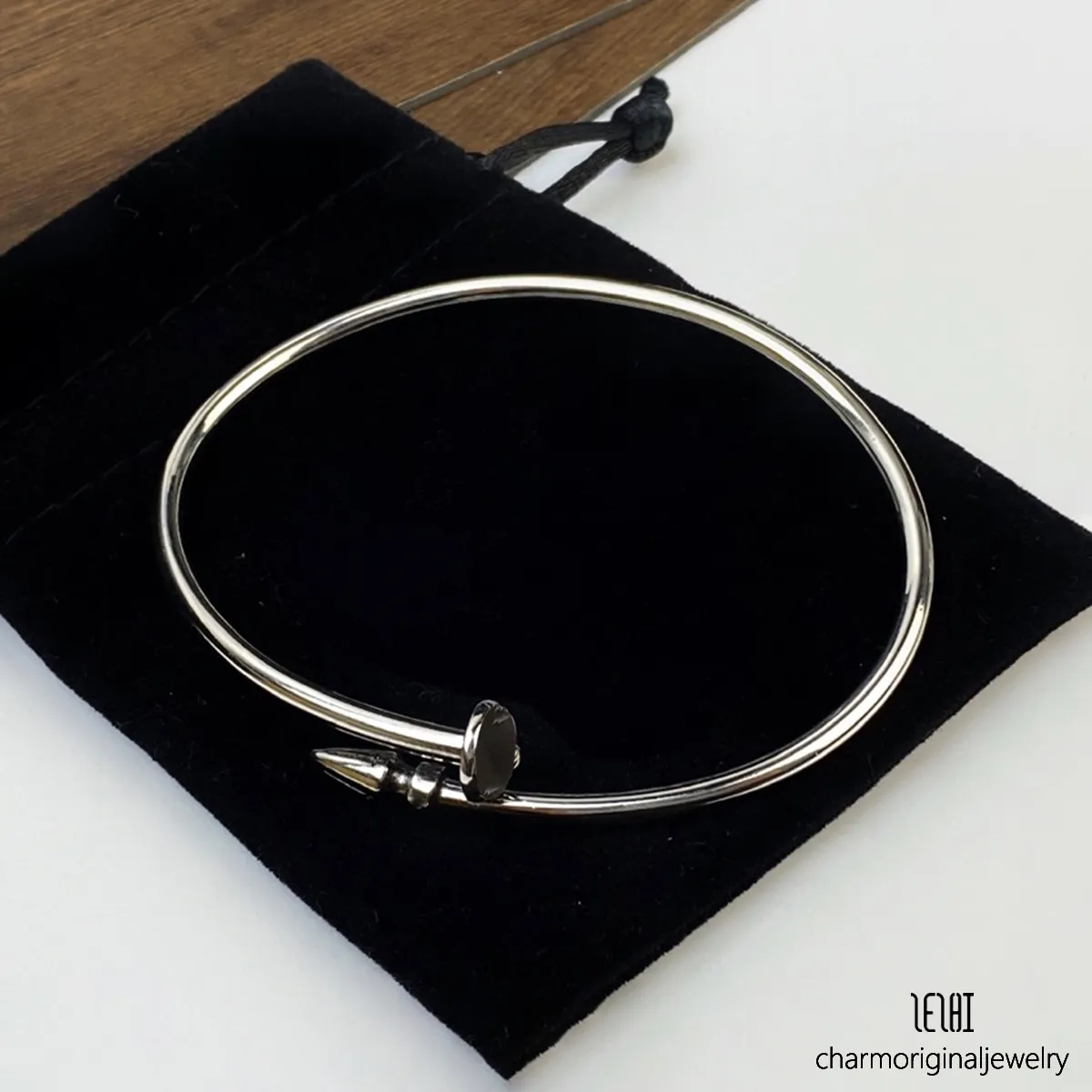 hesrets chromes designer heartss gioielli classici uomo donna cromo retro argento croce braccialetto punk_voghion.com