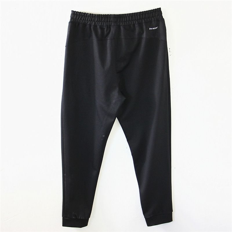 Selbstklebender Reißverschluss Herren Slim-Fit Hose Tapered Pants Sportliche elastische Taille Stretch Freizeithose_voghion.com
