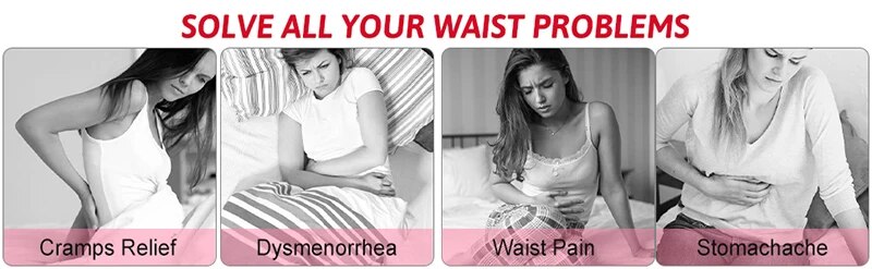 Beauty Care shop Heating Electric Menstrual Pad Smart Warm Palace Belt Abdominal Belly Vibration Massager Period Pain Relief Wa_voghion.com