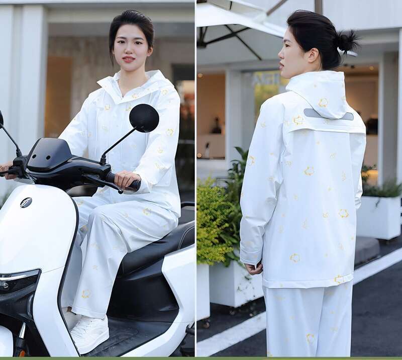 Geteilte Regenhose, wasserdichtes Motorrad-Spezialset, Regenmantel, Regenmantel für Herren und Damen_voghion.com