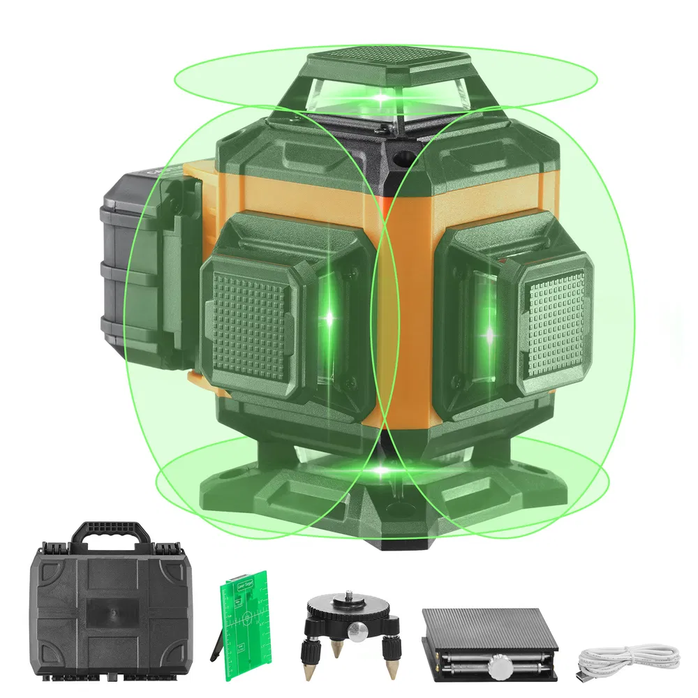 Laser Level 3048cm Green Cross Line Self-Leveling Precision Measure_voghion.com