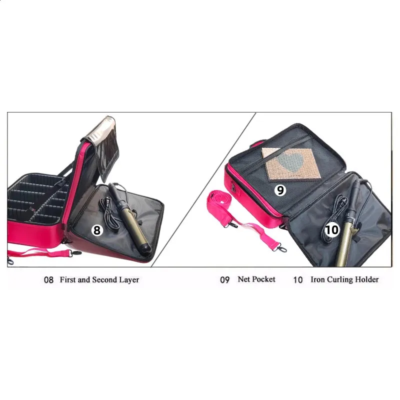 Upgrade-Kosmetiktasche mit großer Kapazität -selg Professioneller Reise-Make-up-Koffer für Frauen 240723_voghion.com