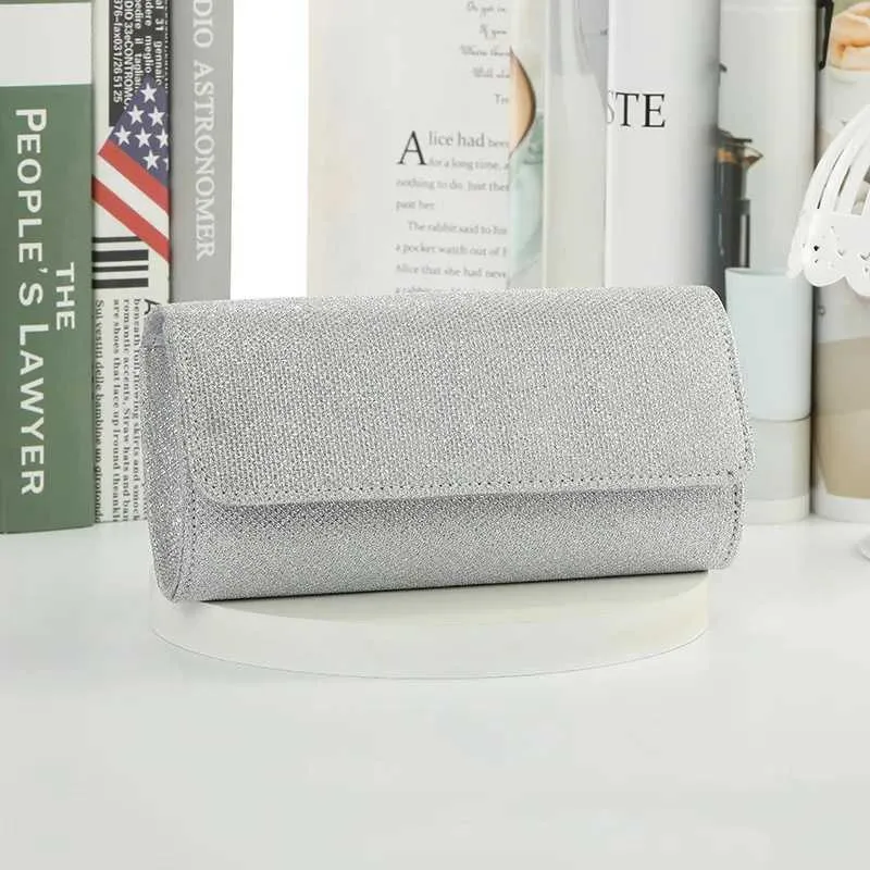 Neueste Bankett Hochzeit Empfang Einfache Hand Crossbody Abend Kupplung Taschen Für Frauen Glitter Party Glänzende Kette_voghion.com