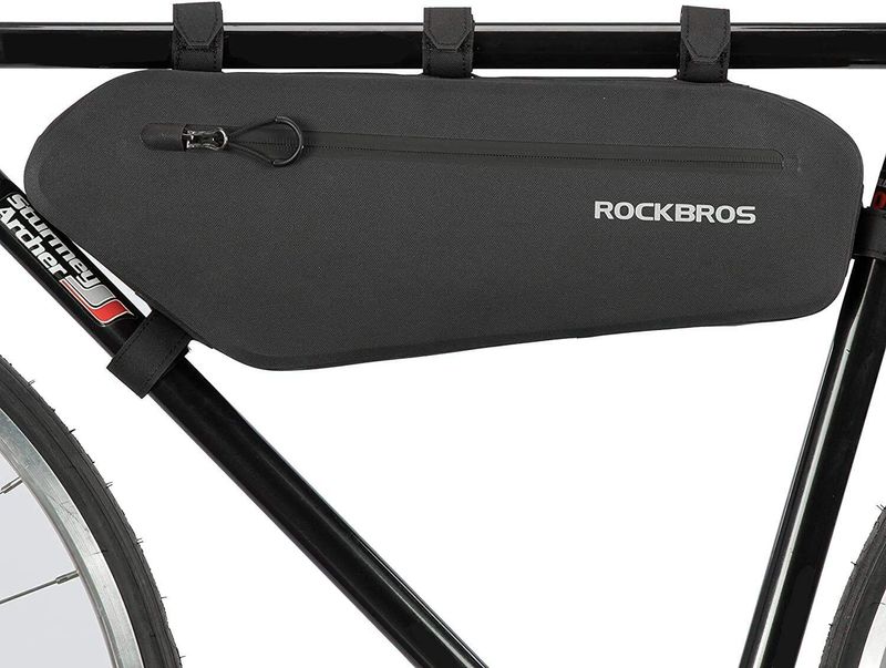 ROCKBROS velosipēda ūdensizturīgā rāmja trīsstūra soma apm. 4L DHL_voghion.com
