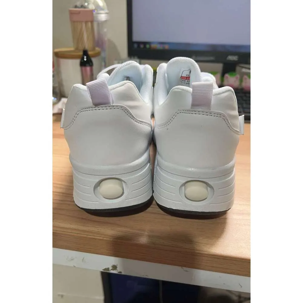 Roller Sneaker Outdoor Indoor Skating Detachable Kids Skates Breathable Blade Boy Flying Shoes Gear White 32_voghion.com
