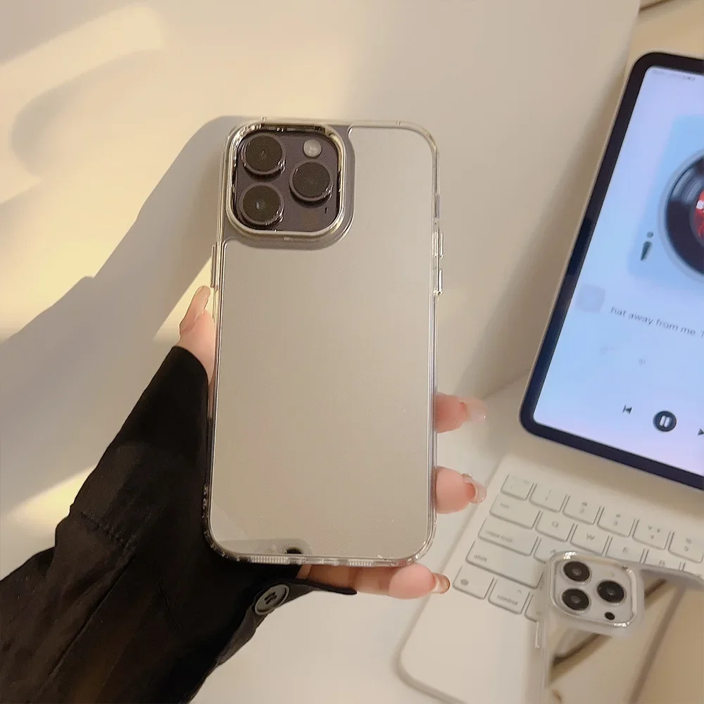 Luxury Mirror Phone Case For Iphone 16 15 Pro Max 14 Plus 13 12_voghion.com