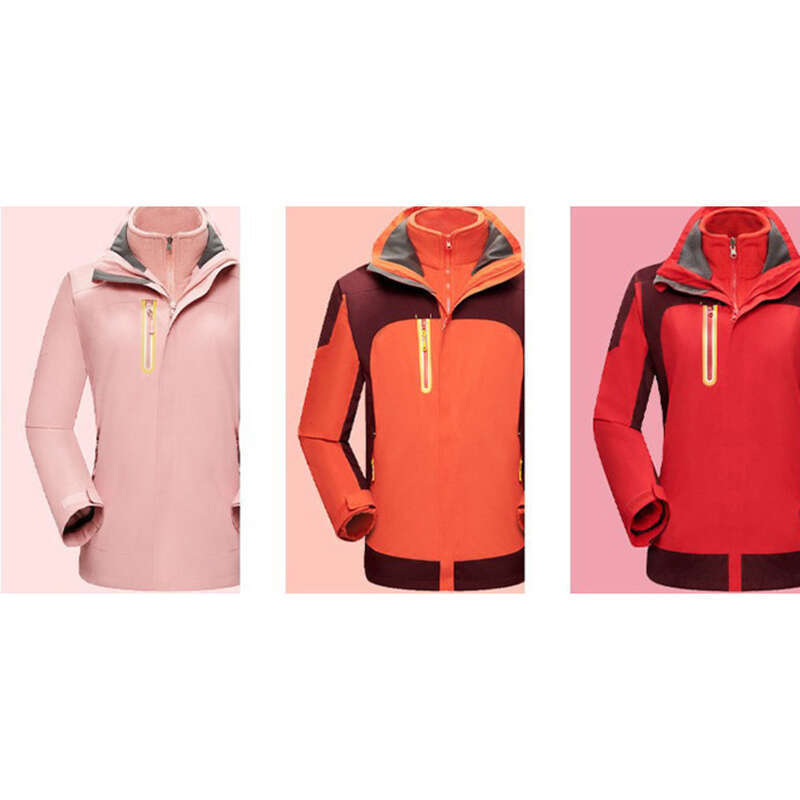 Men's And Women's Three In One Thermal, Windproof, Waterproof Outdoor Printed Embroidery_voghion.com
