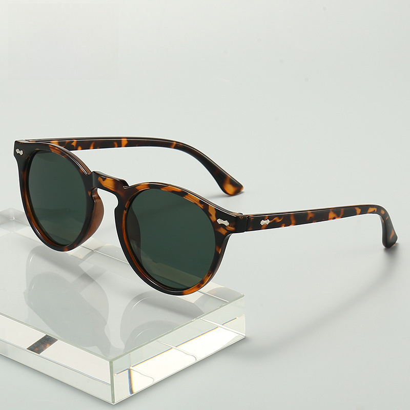 Unisex Polarized Sunglasses Men And Women Sunglasses Round Japanese And Fashion Small Frame Nail Sunglasses 2947