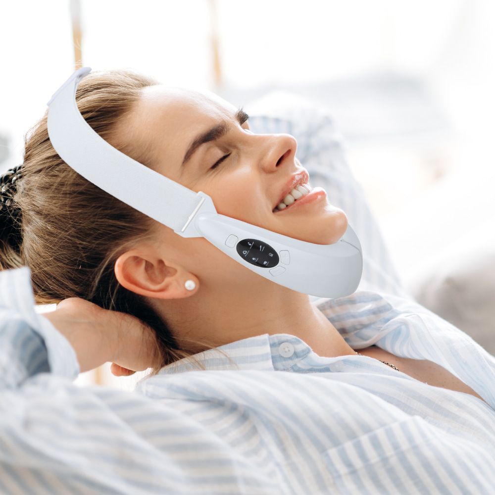 Mikrostrom-Farblicht EMS-Lifting-Straffungsmaske V-Gesichtsmassagegerät Intelligentes Verjüngungs- und Gesichtsabnehminstrument für den Heimgebrauch Neu Beliebt_voghion.com