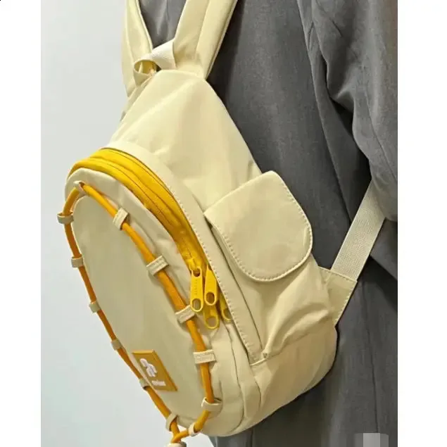 Miyagawa Funny Small Schoolbag Chic Kawaii Campus Lightweight and Water Proof Backpack Fashion Japanese Backpacks 240731_voghion.com