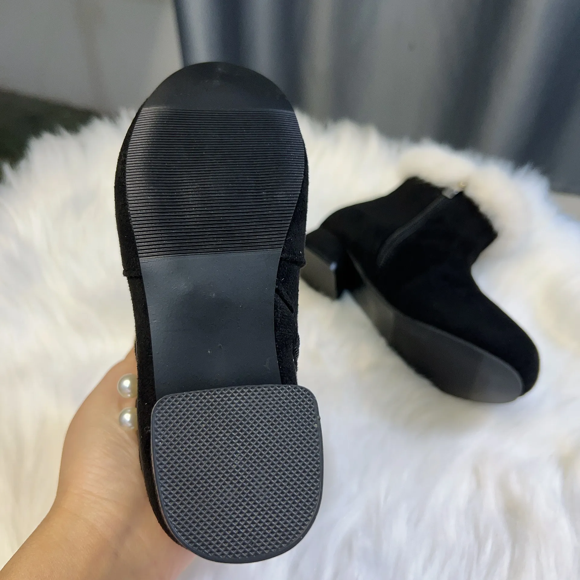 Kinder halten warme Prinzessin Baumwollschuhe Cutefeet für Mädchen Kinder Plus Veet Plüsch Schneestiefel Winterschuh für Mädchen_voghion.com
