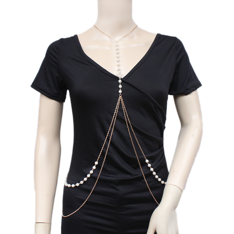 Hot selling new product body necklace one piece sweater chain jewelry TC1178_voghion.com