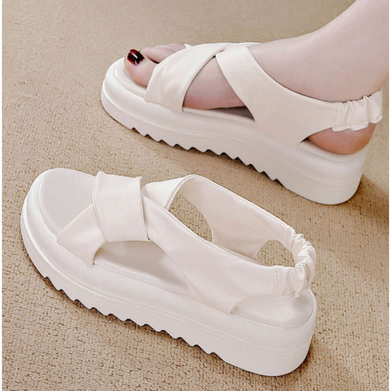 Marjorie Sponge Bottom Women's Shoes Hundred Short Dress Beach Sandals Women's Shoes_voghion.com