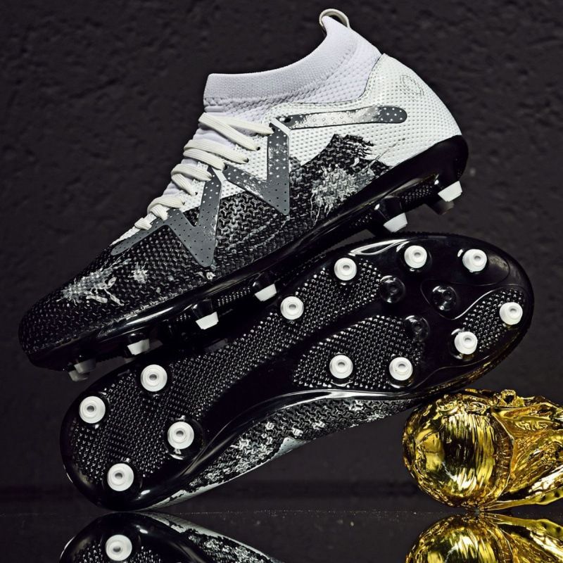 High-Top-Fußballschuhe für Männer und Erwachsene, lange gebrochene Spikes, rutschfest, verschleißfest,_voghion.com