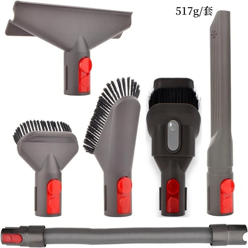 Vacuum Cleaner Attachment Set, Six-piece Hose Series Suction Kit_voghion.com