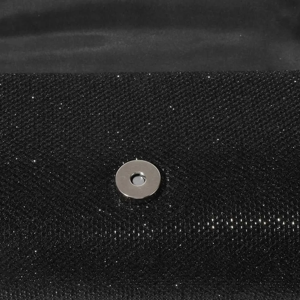 Elegante pochette con fiocco in cristallo scintillante da donna, con busta, per cena, sera, matrimonio, festa, ballo, portafoglio Y241019_voghion.com