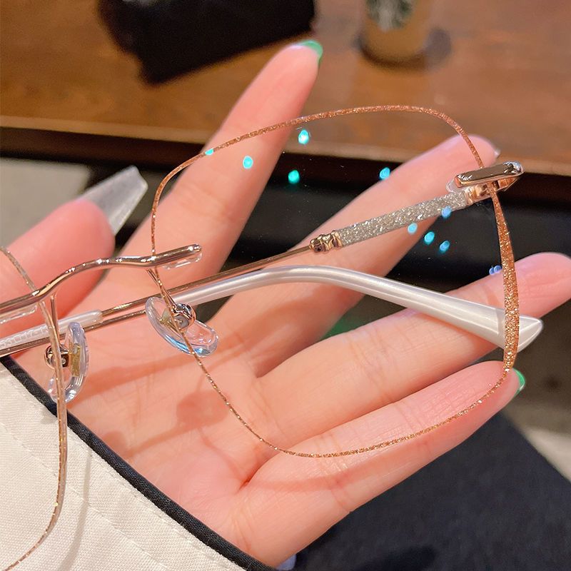 New style fashion ladies starlight anti blue light vibrato reading glasses eye protection_voghion.com