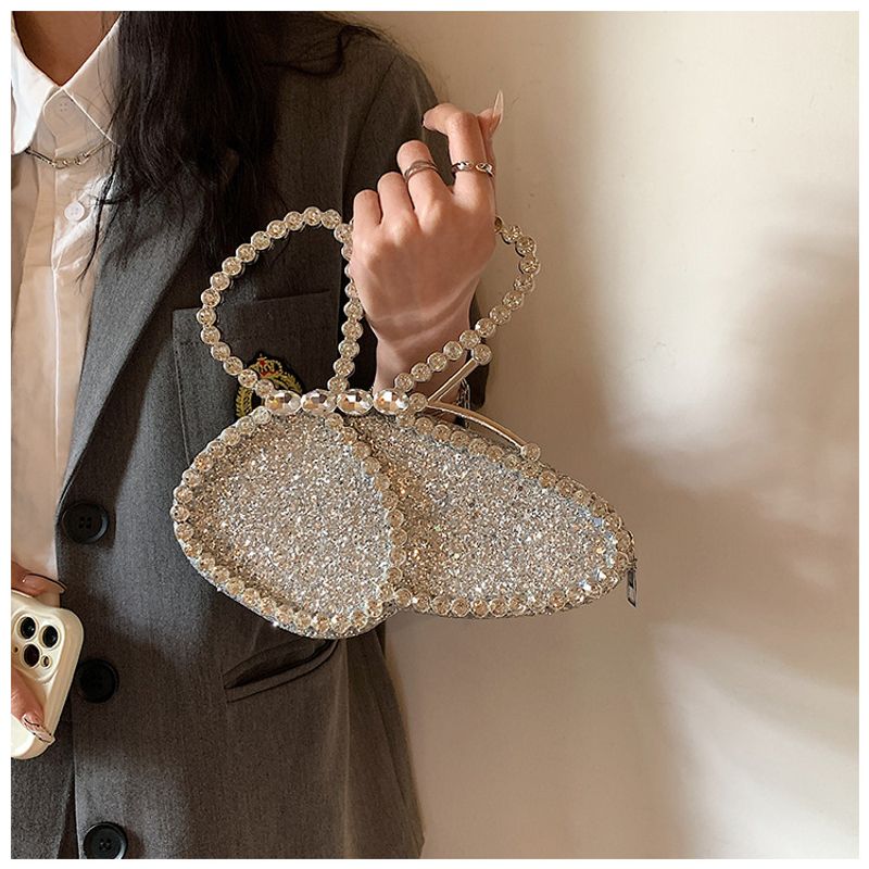 Fairy Sparkg Abend Mini Edelstein handgefertigt Dia Rhie Hand Crossbody kleine Tasche_voghion.com