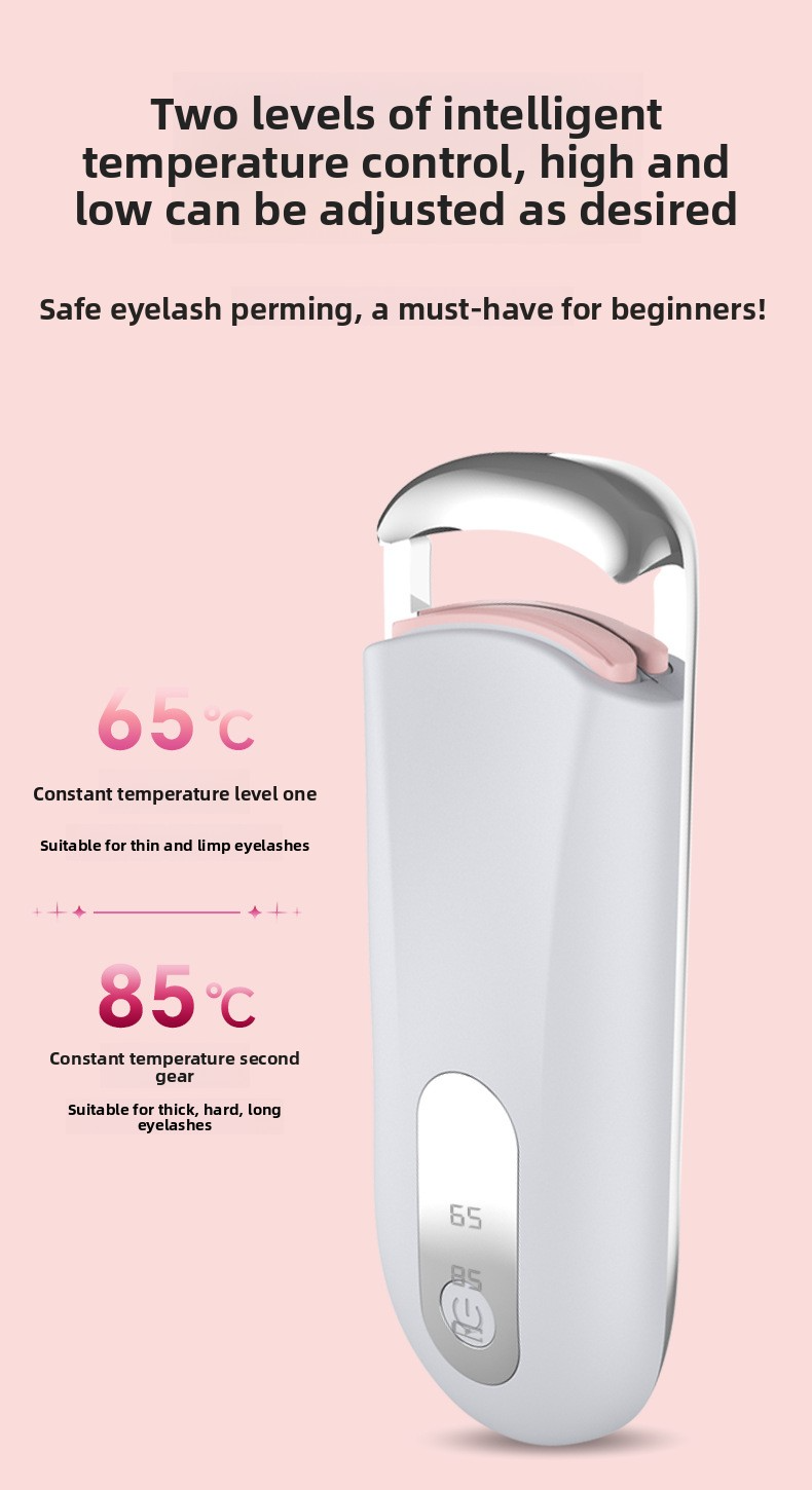 Rechargeable Heated Eyelash Curler - Portable Electric Lash Curler For Long-Lasting Hold & Quick Styling_voghion.com