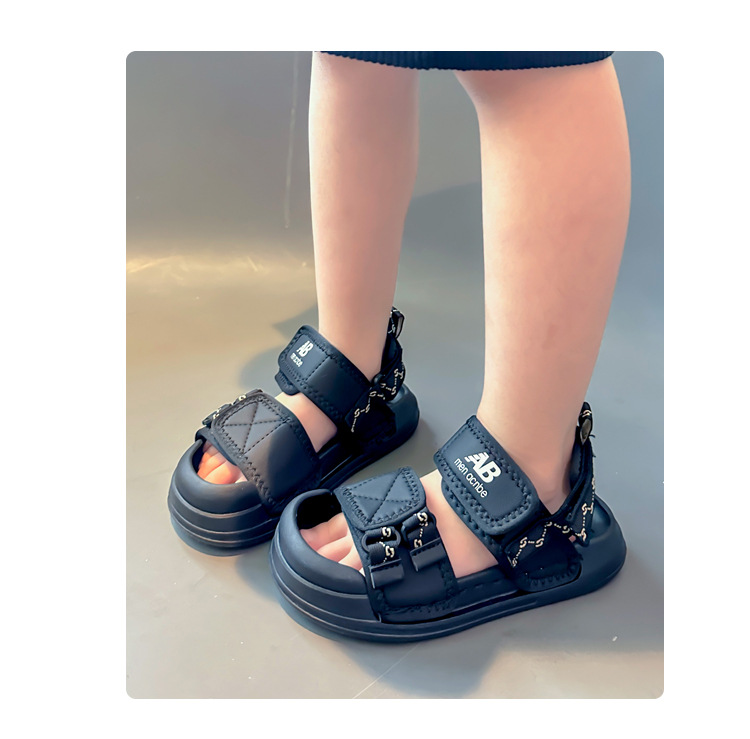 Kinder Sport Sandalen 2024 Neue Jungen Strand Mädchen Sommer Anti Rutsch Baby Schuhe Baotou_voghion.com