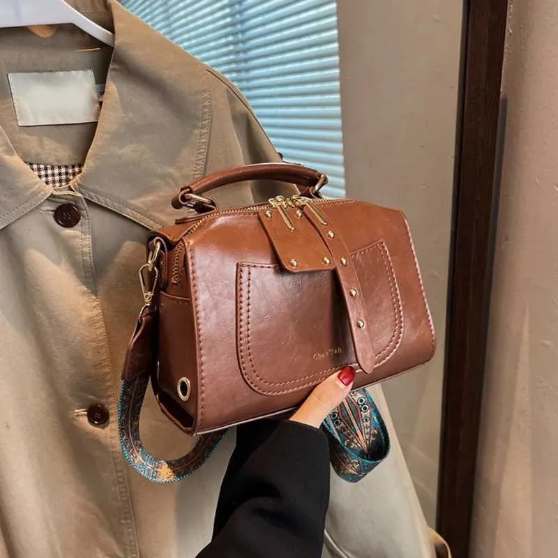 Elegante borsa donna set borsa a spalla e tracolla in pelle_voghion.com