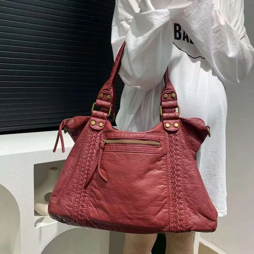Women's Vintage Shoulder Crossbody Bag, High Capacity Street Style_voghion.com
