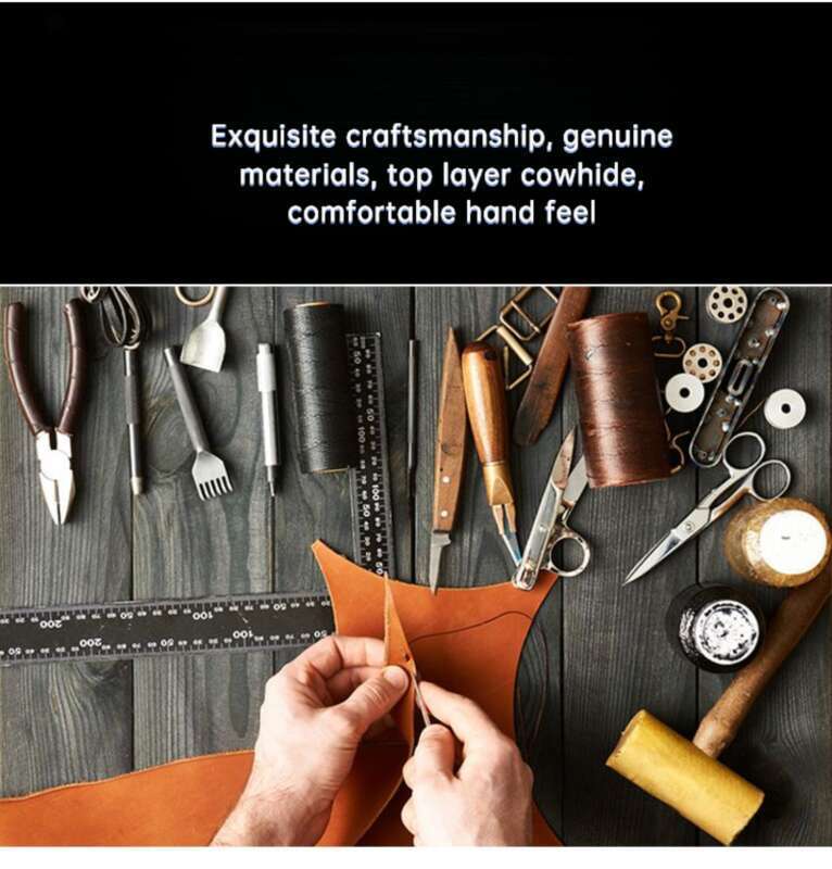 Cartera de cuero, bolso de mano, tarjetero, bolso de mujer, bolso deportivo, bolso de hombre, multifuncional, gran capacidad, elegante y bonito._voghion.com