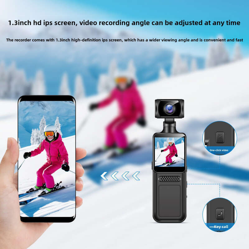 M13 One Click Call Monitoring Back Clip Sports Camera Handheld Video 4G Recorder Dongguan_voghion.com