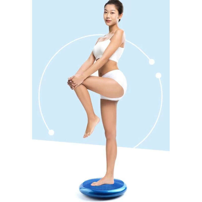PVC Yoga Inflatable Massage Cushion, Thickened Explosion-proof Foot Rehabilitation Pad, Soft Pedal Balance Trainer_voghion.com