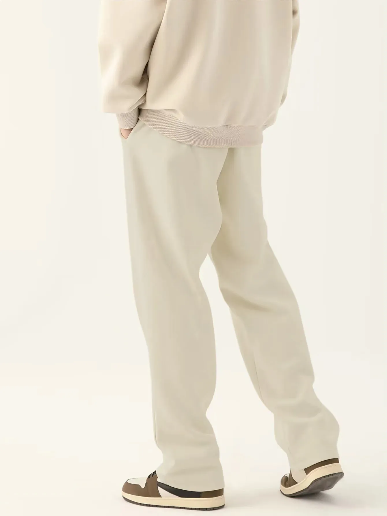 Pantaloni da jogging alla moda, traspiranti, neutri, da uomo, larghi e da esterno, 240822_voghion.com