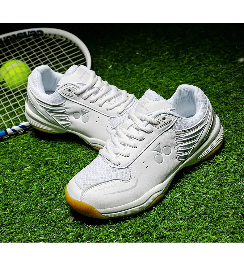 womens breathable volleyball Mens badminton shoes indoor athletic training sneakers tennis couple_voghion.com